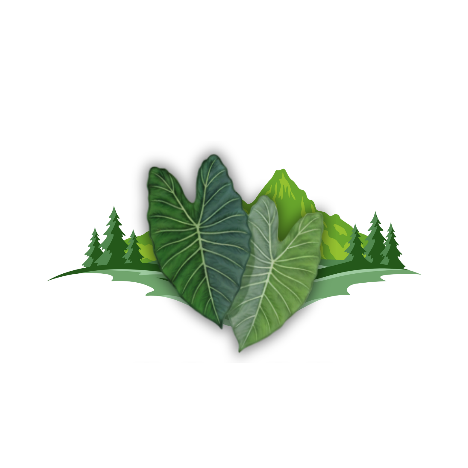 Bogor Taro Leaves Logo